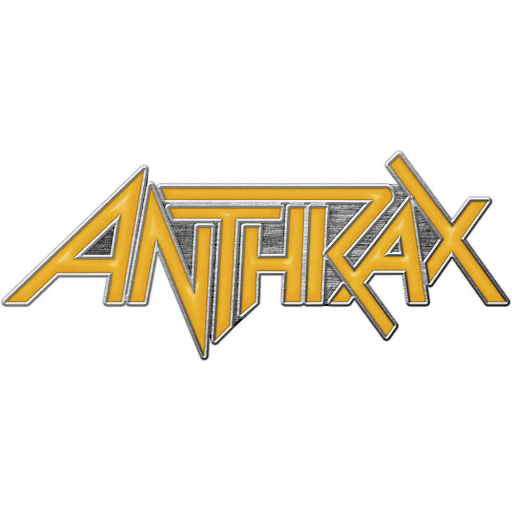 Anthrax - Logo Pin - Geel/Zilverkleurig